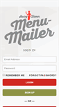 Mobile Screenshot of menumailer.savingdinner.com
